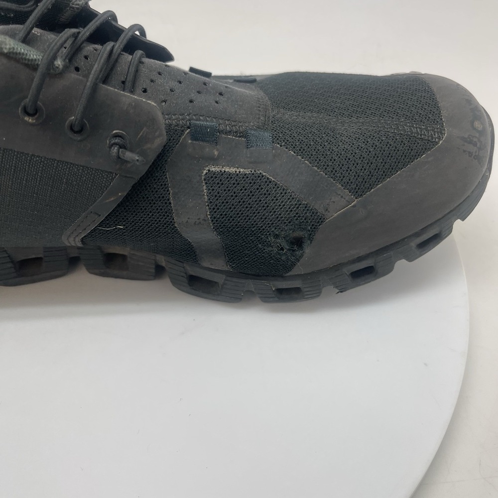 On Cloud 5 Sneakers Womens 10.5 19.99986 Black Waterproof Running Gym Shoes - Picture 7 of 13